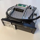 Rack intern Delock 47209, 1X2.5″, 1X3.5″, 2XUSB 3.0, 6Gb/s, Hot-Swap
